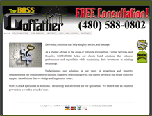 Tablet Screenshot of goffathersolution.com